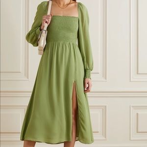 Reformation Cello Shirred Crepe MIDI